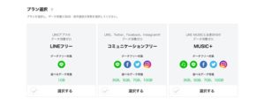 LINEモバイル プラン